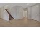Inviting entrance boasts neutral walls, recessed lights, and a stairway to the second floor at 189 Paxon Hollow Ct, Las Vegas, NV 89148