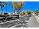 Street view showcasing a well-maintained community with mature trees and lush landscaping at 189 Paxon Hollow Ct, Las Vegas, NV 89148