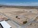 Aerial lot view of future construction with potential storage units at 2530 Commercial Dr, Pahrump, NV 89048