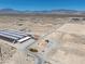 The lot features storage units and the potential for building more at 2530 Commercial Dr, Pahrump, NV 89048