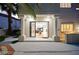 Elegant outdoor patio with stately columns, marble floors, and indoor-outdoor living with views to living area at 2608 Sun Reef Rd, Las Vegas, NV 89128
