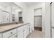 Bathroom featuring double sinks and ample storage at 2721 Avril Point St, Las Vegas, NV 89156