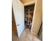 Walk-in pantry stocked with ample shelving space at 2772 Brinkley Manor St, Laughlin, NV 89029