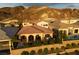 Stunning desert home with mountain views, private pool, lush landscaping and barrel tile roof at 29 Costa Tropical Dr, Henderson, NV 89011