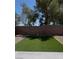 Backyard with artificial turf and privacy wall at 3532 Mountain Park St, Las Vegas, NV 89129