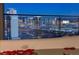Relaxing jacuzzi tub with city views, adorned with romantic rose petals at 4381 W Flamingo Rd # 2902, Las Vegas, NV 89103