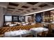Beautiful restaurant with plush seating, white tablecloths and dark wood trim at 4381 W Flamingo Rd # 2902, Las Vegas, NV 89103