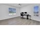 Home office space offering natural light and space for computers and desk at 7100 Pirates Cove Rd # 2076, Las Vegas, NV 89145