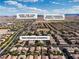Expansive aerial view of the neighborhood, highlighting proximity to schools and baseball complex at 7854 Brianna Cheerful Ave, Las Vegas, NV 89178