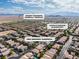 Aerial view highlighting community amenities near elementary schools and recreation areas at 7854 Brianna Cheerful Ave, Las Vegas, NV 89178