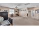 Spacious bonus room with a ceiling fan, natural light, and cozy decor at 7854 Brianna Cheerful Ave, Las Vegas, NV 89178