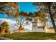 Park featuring a historic building and scenic mountain views at 8221 Ebony Peak St, Las Vegas, NV 89143