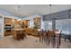 Open concept kitchen has a breakfast nook with plenty of natural light at 9015 S Tenaya Way, Las Vegas, NV 89113