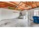 Open garage with laundry appliances and storage, featuring an exposed rafter ceiling at , Henderson, NV 89015