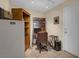 Office featuring a desk, cabinets, and shelving to create a functional workspace at 10017 Bundella Dr, Las Vegas, NV 89134