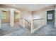 Upstairs hallway featuring multiple bedrooms and a hanging light fixture at 10716 Aire Dr, Las Vegas, NV 89144