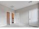 Neutral-painted bedroom with carpet, a double door closet, and recessed lighting at 11922 Glide Reflection Ave, Las Vegas, NV 89138