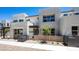 Contemporary townhome featuring a private gated entry and a covered patio at 1485 Melodic Lark Ln, Las Vegas, NV 89138
