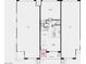 Floor plan of a townhome with a great room, kitchen, dining area, and garage at 1485 Melodic Lark Ln, Las Vegas, NV 89138