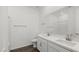 Modern bathroom featuring dual sinks, spacious vanity and a tub/shower combo at 1491 Melodic Lark Dr, Las Vegas, NV 89138