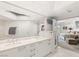Spacious bathroom with double sinks and access to main bedroom at 222 Karen Ave # 3305, Las Vegas, NV 89109