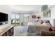 Bright main bedroom featuring views of the city and stylish interior decor at 222 Karen Ave # 3305, Las Vegas, NV 89109