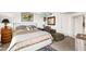 Well lit main bedroom with a calm color scheme and decor at 222 Karen Ave # 3305, Las Vegas, NV 89109