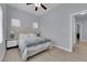 Bedroom with hardwood flooring and a view to the hallway at 2305 W Horizon Ridge Pkwy # 611, Henderson, NV 89052