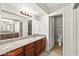 Bathroom vanity with granite countertop at 2606 S Durango Dr # 276, Las Vegas, NV 89117