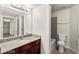Bathroom with granite countertop at 2606 S Durango Dr # 276, Las Vegas, NV 89117