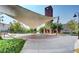 Beautiful community space with shade structure, landscaping, and attractive architecture at 2787 Donatello Manor Pl, Henderson, NV 89044