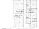 Floorplan illustrating layout of living room, kitchen, bedrooms, and bathrooms in property at 2787 Donatello Manor Pl, Henderson, NV 89044