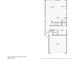 First floorplan showing layout of living room, kitchen, bedroom, garage, and bathroom at 2787 Donatello Manor Pl, Henderson, NV 89044