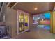 Outdoor patio with sliding glass door and cool tub feature at 2787 Donatello Manor Pl, Henderson, NV 89044