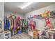 Spacious walk-in closet, fully shelved and ready for all your storage needs at 2787 Donatello Manor Pl, Henderson, NV 89044