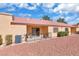Exterior backyard featuring covered patio area and minimal landscaping at 2851 S Valley View Blvd # 1120, Las Vegas, NV 89102
