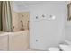 Accessible tub with shower in well-lit bathroom at 2851 S Valley View Blvd # 1120, Las Vegas, NV 89102