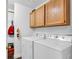 Convenient laundry room with modern washer and dryer at 2851 S Valley View Blvd # 1120, Las Vegas, NV 89102