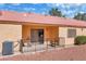 Enclosed patio area with a seating area at 2851 S Valley View Blvd # 1120, Las Vegas, NV 89102
