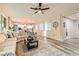 Spacious living room with open floor plan and lots of natural light at 391 Capistrano Vistas St, Las Vegas, NV 89138