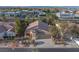 Beautiful aerial view of a home with a tile roof at 4314 Livorno Ave, Las Vegas, NV 89141