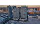 Expansive aerial view of multiple high-rise condo buildings, the city skyline and busy highways at 4525 Dean Martin Dr # 2503, Las Vegas, NV 89103