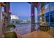 Luxury balcony with a hot tub and outdoor kitchen, offering panoramic views of the city skyline at 4525 Dean Martin Dr # 2503, Las Vegas, NV 89103