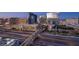 Sweeping city view with iconic hotels and casinos, set against a backdrop of the city skyline at dusk at 4525 Dean Martin Dr # 2503, Las Vegas, NV 89103