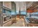 Modern kitchen with stainless steel appliances, marble countertops, and a sleek design, creating a functional and stylish cooking space at 4525 Dean Martin Dr # 2503, Las Vegas, NV 89103