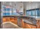 Stylish kitchen with marble countertops, copper sink, and stainless steel appliances at 4525 Dean Martin Dr # 2503, Las Vegas, NV 89103