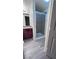 Bathroom featuring granite counters, vanity, and walk-in shower at 5251 Indian River Dr # 271, Las Vegas, NV 89103