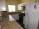 Well-equipped kitchen featuring granite countertops and stainless steel appliances at 5751 E Hacienda Ave # 137, Las Vegas, NV 89122