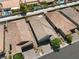 Property aerial view displaying backyard, landscaping, and nearby community amenities at 5936 Bruselas St, Las Vegas, NV 89113
