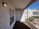 Open-air balcony area provides outdoor relaxation space with views of the surrounding neighborhood at 6800 E Lake Mead Blvd # 2024, Las Vegas, NV 89156